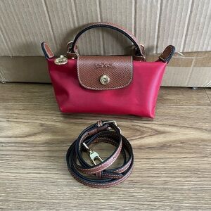 Longchamp Le Pliage Mini Cosmetic Bag Red Tote
Bag